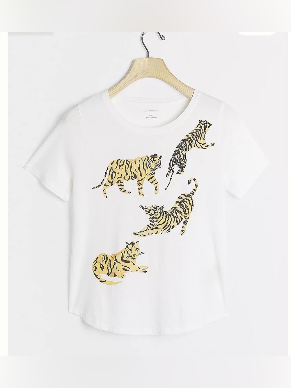 Anthropologie Tigers Graphic Tee